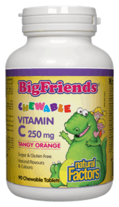 Natural Factors: Big Friends Vitamin C Chew Oran Supply