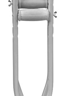 AMG: Hugo Aluminum Ergonomic Crutch with Push-Button Adjustment, Tall Online now