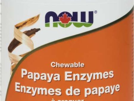 NOW: Papaya Enzymes Chewable Lozenges on Sale