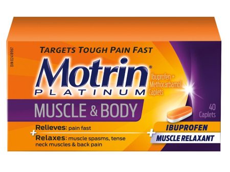 MOTRIN®: Platinum Muscle & Body Caplets for Body Pain Relief Supply