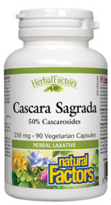 Natural Factors: HerbalFactors® Cascara Sagrada Supply