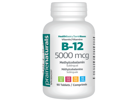 Prairie Naturals: Sublingual Vitamin B12 – 5000mcg on Sale