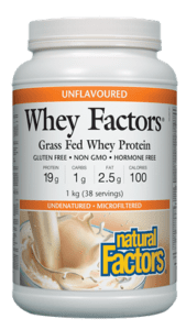 Natural Factors: Whey Factors Online now