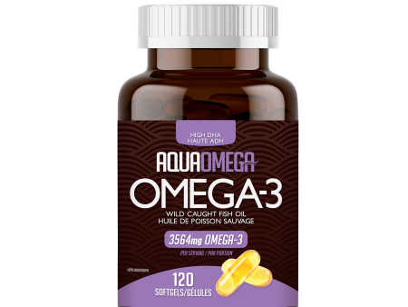 AquaOmega Omega-3 Wild Caught Fish Oils Softgels Sale