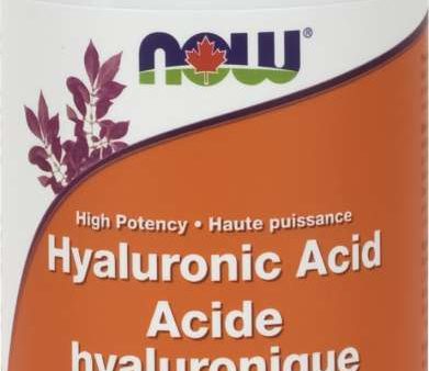 NOW: Hyaluronic Acid 100 mg Veg Capsules Discount