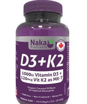 Naka: Vitamin D3 & K2 For Sale