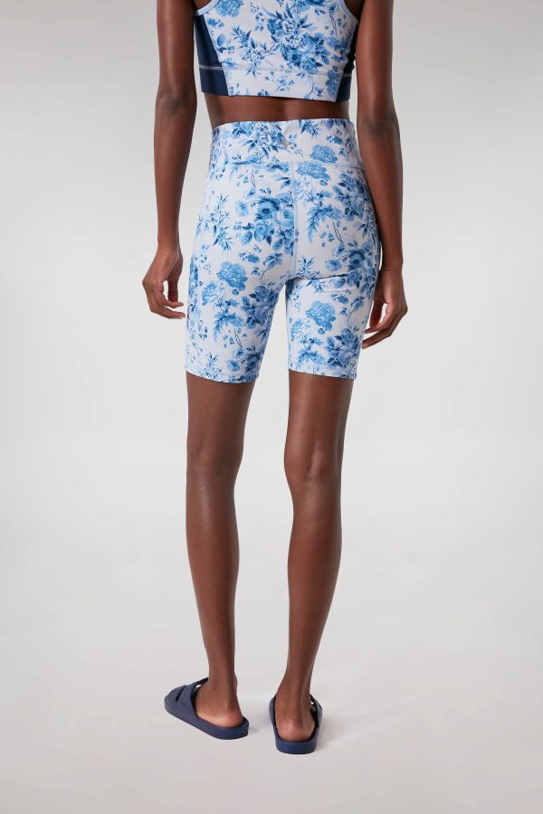 Blue Bouquet 7 Inch Ava Bike Short Sale