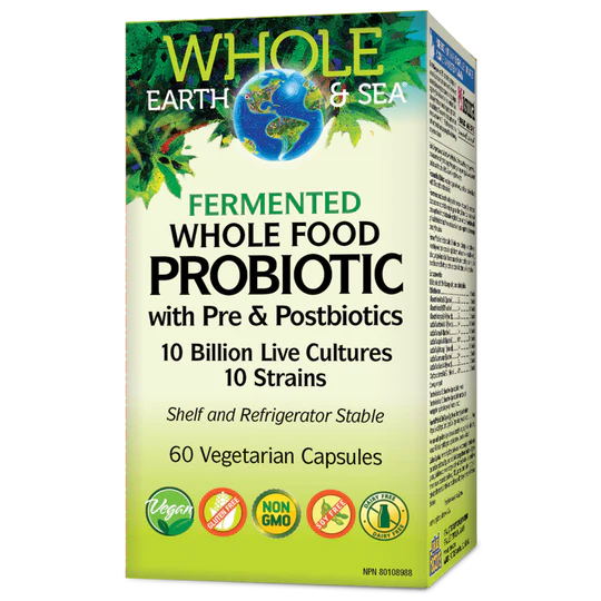 Whole Earth & Sea: Whole Food Probiotic with Pre & Postbiotics 10 Strains Online now