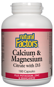 Natural Factors: Calcium & Magnesium Citrate with D3 Plus Potassium, Zinc & Manganese For Cheap