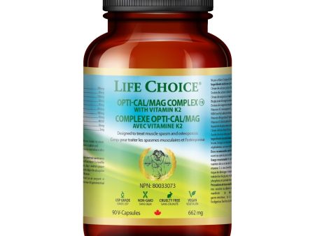 Life Choice: Opti-Cal Mag Complex with Vitamin K2 662mg 90V’s Online