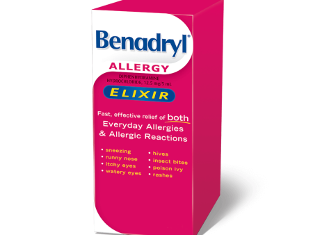 Benadryl®: Allergy Liquid Elixir For Cheap