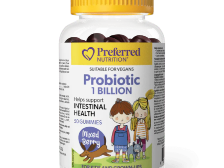 Preferred Nutrition: Probiotic 1 Billion Gummies for Kids For Sale