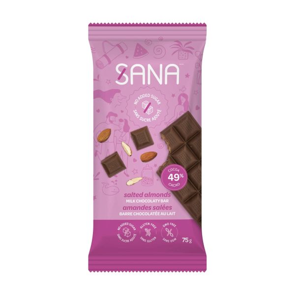 Sana: Salted Almond Chocolate Bar Cheap