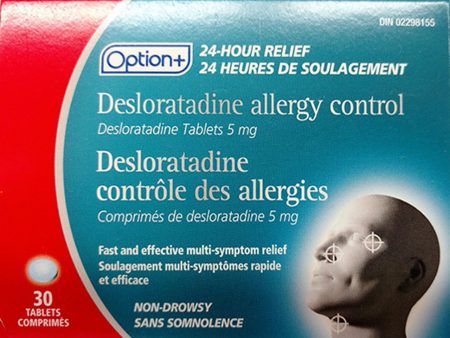 Option+: Desloratadine Allergy Control Tablets | 30 Tablets For Sale