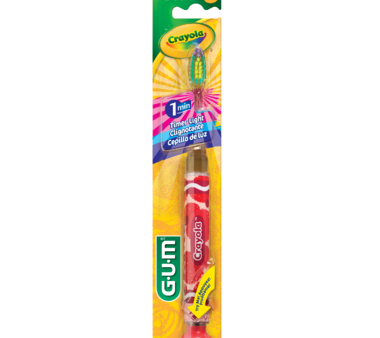 GUM: Crayola Kids Timer Light Toothbrush Sale