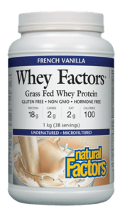 Natural Factors: Whey Factors Online now