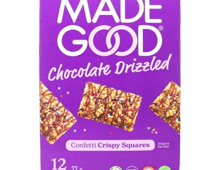 MadeGood: Chocolate Drizzled Crispy Squares Hot on Sale