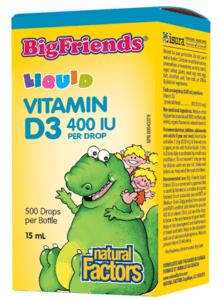 Natural Factors: Big Friends Liquid Vitamin D3 Cheap