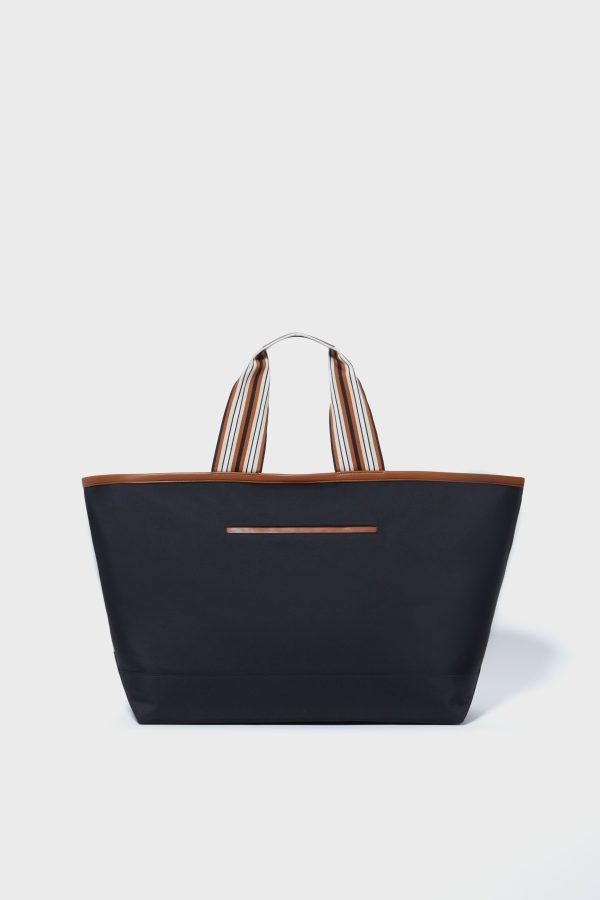 Black Nylon Weekender Tote For Sale