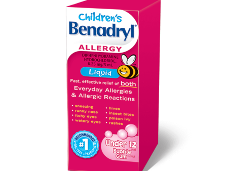 Benadryl: Liquid Children’s Bubblegum Online Hot Sale