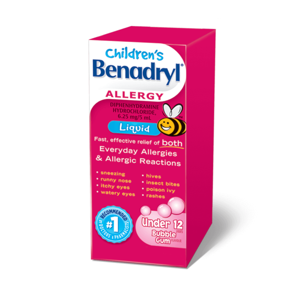 Benadryl: Liquid Children’s Bubblegum Online Hot Sale