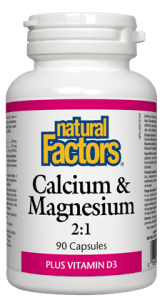 Natural Factors: Calcium & Magnesium 2:1 Plus Vitamin D3 For Sale