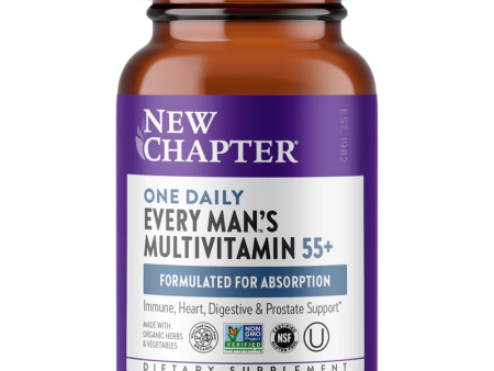 New Chapter:  Every Man s One Daily 55+ Multivitamin Supply