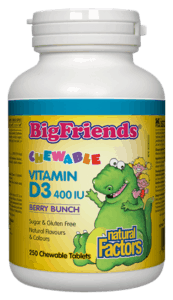 Natural Factors: Big Friends Vitamin D3 Berry Online