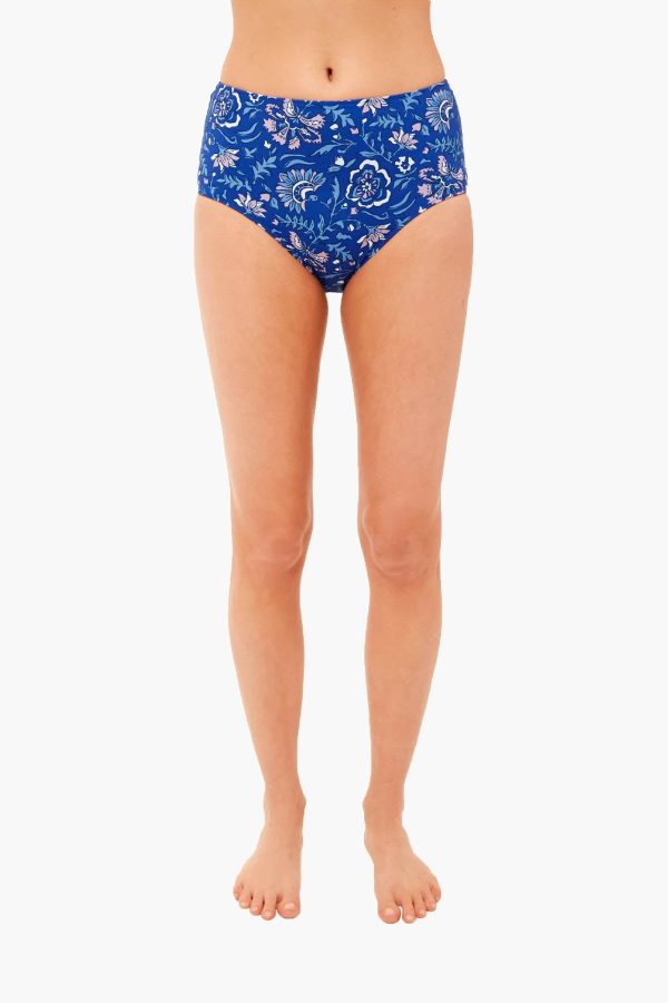 Anegada Floral High-Waisted Bikini Bottom Online