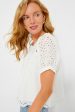 White Eyelet Fontalina Blouse Online Sale