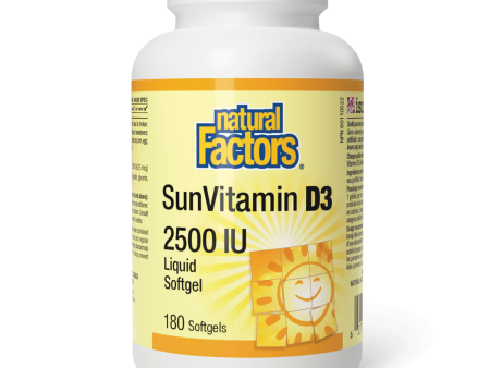 Natural Factors: SunVitamin  D3 2500 IU Online Sale