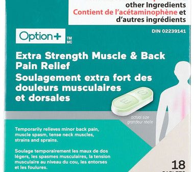 Option+ Extra Strength Muscle & Back Pain Relief Online Sale