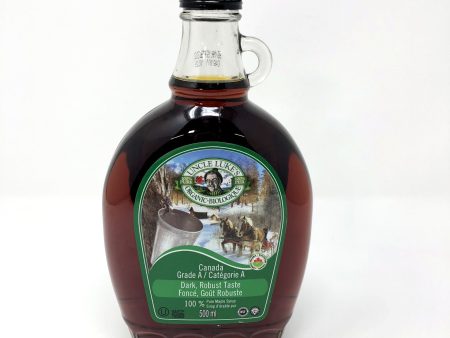 Uncle Luke s: Organic Maple Syrup Dark Robust Taste For Sale