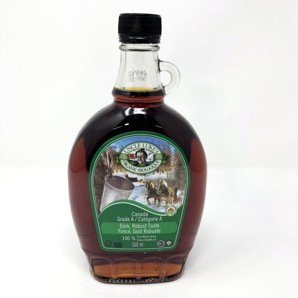 Uncle Luke s: Organic Maple Syrup Dark Robust Taste For Sale