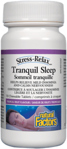 Natural Factors: Stress-Relax® Tranquil Sleep Tropical Fruit Flavour Online now