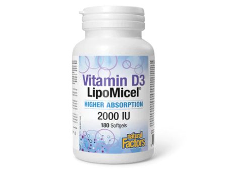 Natural Factors: Vitamin D3 2000IU LipoMicel Discount