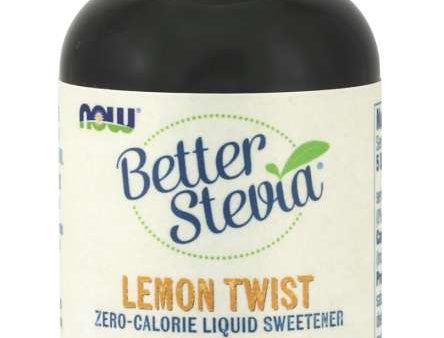 NOW: BetterStevia® Liquid, Lemon Twist Hot on Sale