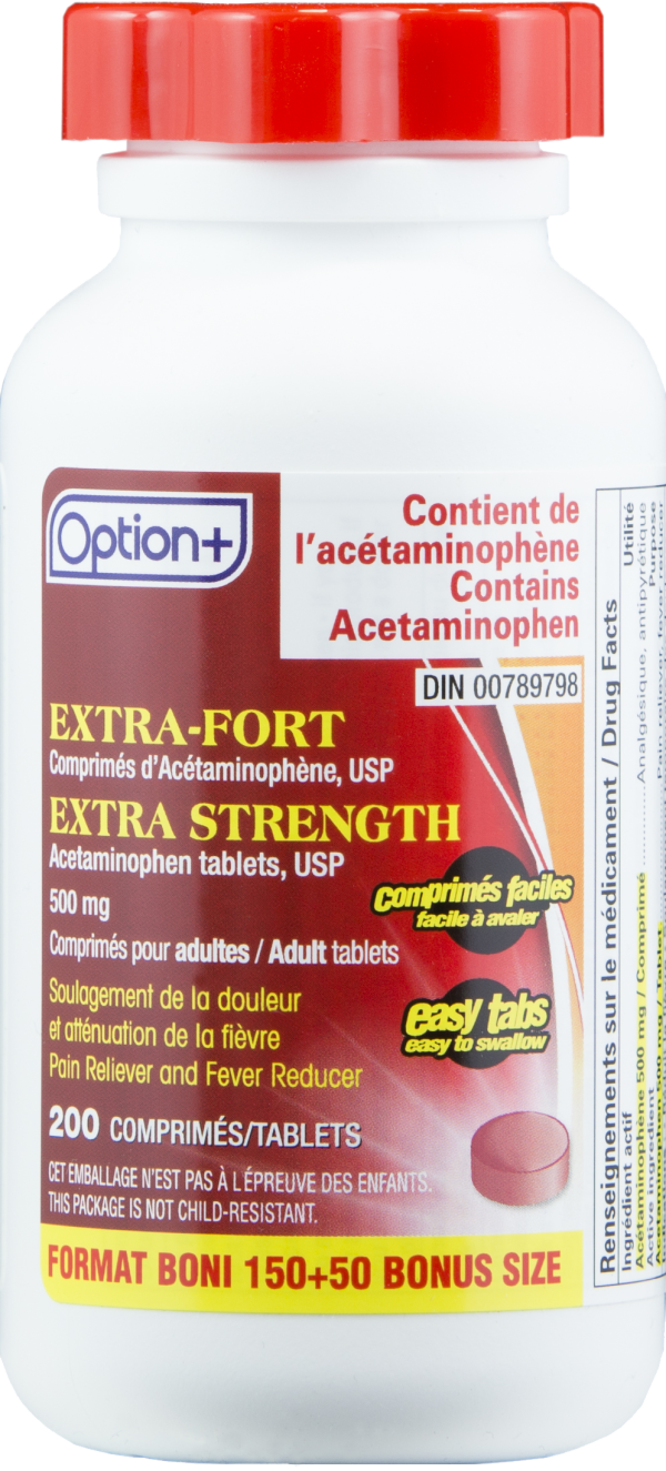 Option+: Acetaminophen Tablets Hot on Sale