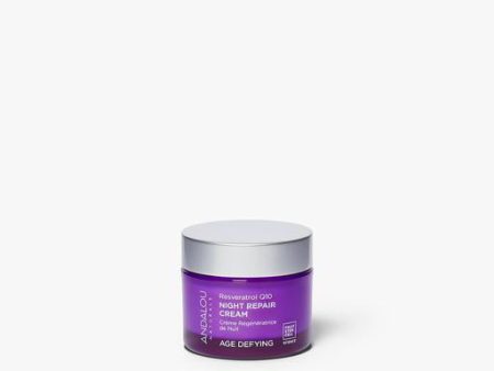 Andalou Naturals: Age Defying Resveratrol Q10 Night Repair Cream Hot on Sale