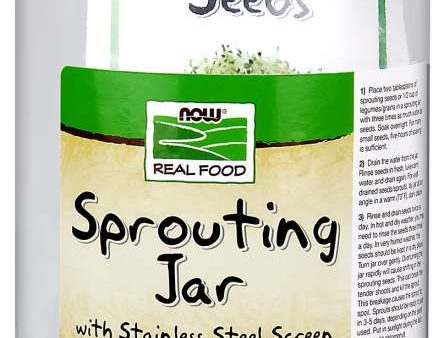 NOW: Sprouting Jar with Lid Online Hot Sale