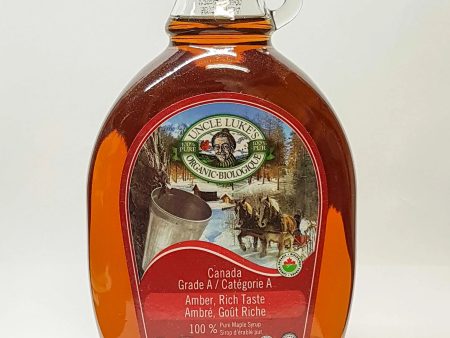 Uncle Luke s: Organic Maple Syrup Amber Rich Taste For Discount