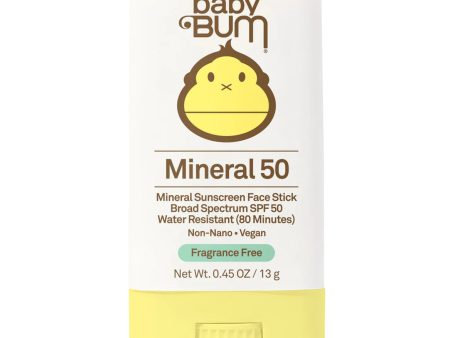 Baby Bum: Mineral SPF 50 Sunscreen Face Stick - Fragrance Free Online