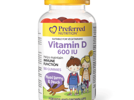 Preferred Nutrition: Vitamin D 600 IU Gummies for Kids For Discount