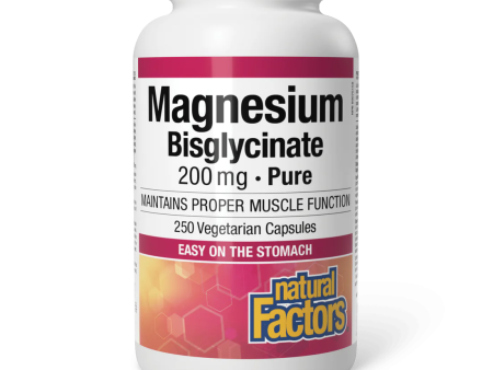 Natural Factors: Magnesium Bisglycinate Pure 200 mg Capsules Online now