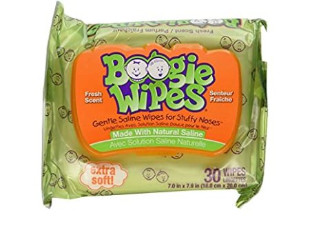 Boogie Wipes: Natural Saline Nose Wipes for Infants & Kids Discount