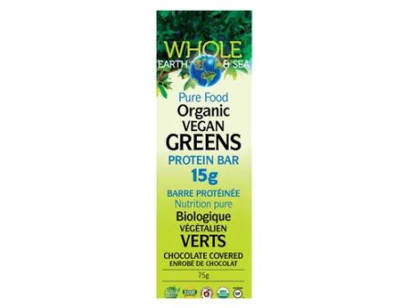 Whole Earth & Sea: Organic Vegan Greens Protein Bar Online now