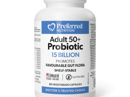 Preferred Nutrition: Adults 50+ Probiotic 15 Billion Capsule Discount