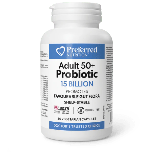 Preferred Nutrition: Adults 50+ Probiotic 15 Billion Capsule Discount