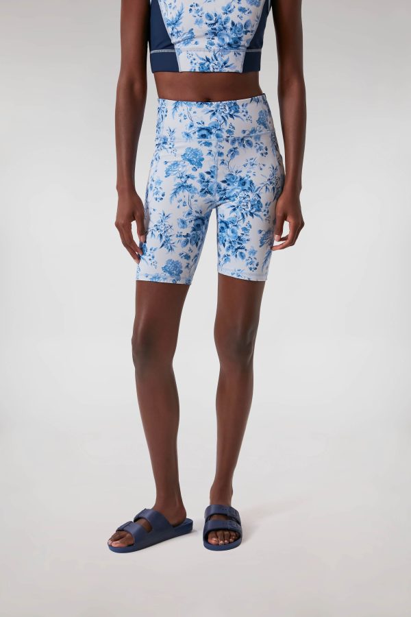 Blue Bouquet 7 Inch Ava Bike Short Sale