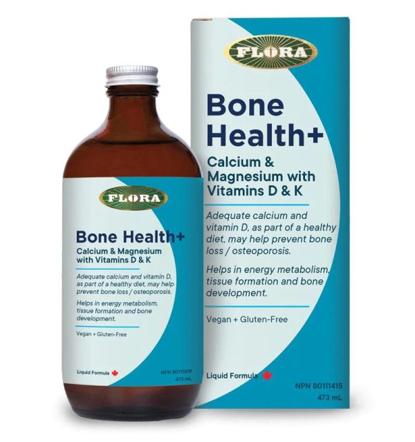 Flora: Bone Health+ Calcium & Magnesium with Vitamins D + K Sale